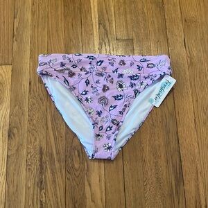 NWT freshwater floral banded high leg bottom